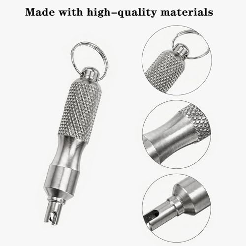 2 PCS Valve Stem Removal Tool & Valve Core Tool - Tire Valve Stem Tool