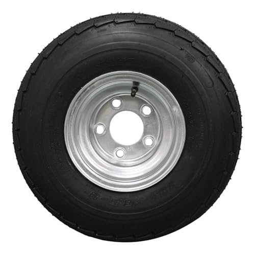Antego 18.5x8.50-8 Trailer Tire & Wheel Assembly, 5 Lug Galvanized, 1 Pack