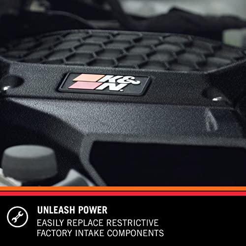 K&N Cold Air Intake System: High-Flow Air Filter, Increase Performance & Towing: Compatible with 2021-2025 Ford: Bronco, Ranger, 77-1006KC - style: 2.7L Charge Pipe