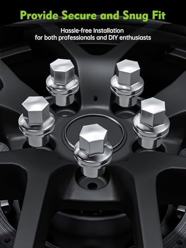 AUTOPTIM M14x1.5 Lug Nuts - Replacement for Land Rover LR3 LR4 Range Rover - color: Chrome