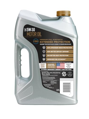 Valvoline Extended Protection Full Synthetic Motor Oil SAE 5W-30 5 QT - size: 5 QT, style: Extended Protection