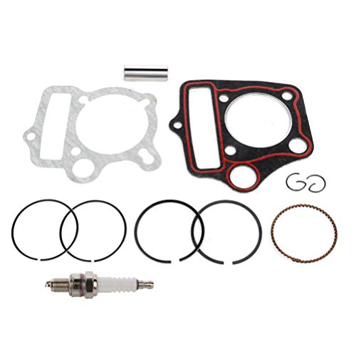 ECCPP 72CC Cylinder Head Top End Rebuild Kit 2004-2012 for Honda for CRF70F - size: 12101-087-000