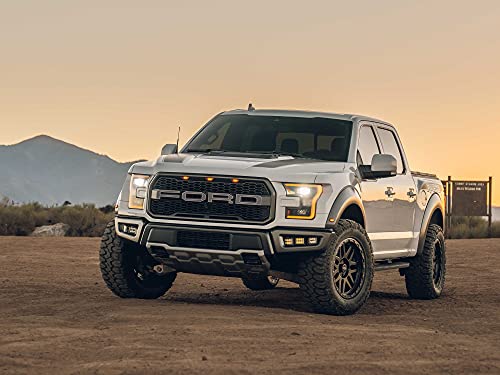 RockTrix RT110 20 inch Wheel for 2004-2026 Ford F150, 20x9 6x135 Rims -12mm Offset, 4.5in Backspacing, Matte Black, 2500 lb Weight Rating, Also compatible with Bronco Raptor F150 Lightning - color: Matte Black, size: 20x9 -12mm offset