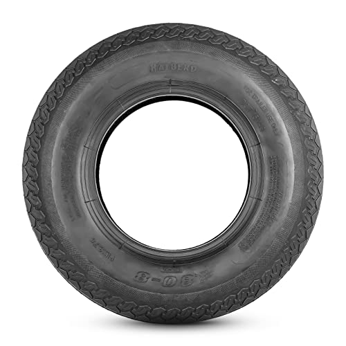 HALBERD 4.80-8 Trailer Tires 6PR, Load Range C, Set of 2, Tubeless