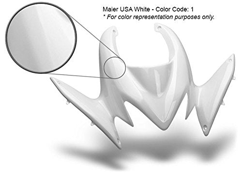 Maier USA Rear Fender Compatible/Replacement for Yamaha YFZ350 Banshee - White - 189571 - color: White