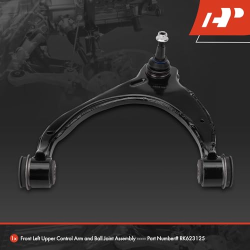 A-Premium Front Left Upper Control Arm, with Ball Joint & Bushing - style: Front Left Upper Side