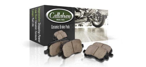 Callahan Brake Parts Front and Rear Brake Kit For Ford F-150 2012-18 - Drilled & Slotted Disc Rotors with Ceramic Brakes Pad + Hardware, EBYK043307