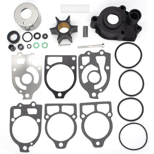 96148A8 Water Pump Impeller Kit for Mercury MerCruiser 75-200 HP Outboard - size: Mercury 75-200 HP