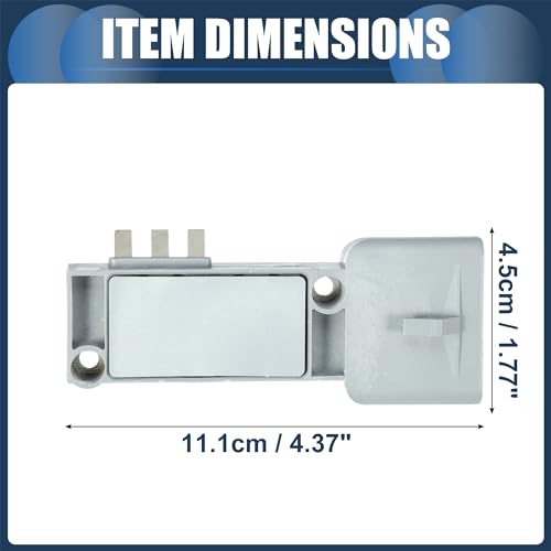 Ignition Control Module, Inner Ignition Module Control Unit No.E6SZ12A297A for Lincoln Town Car V8 5.0L 1987-1990 ABS Gray, 1 Pc