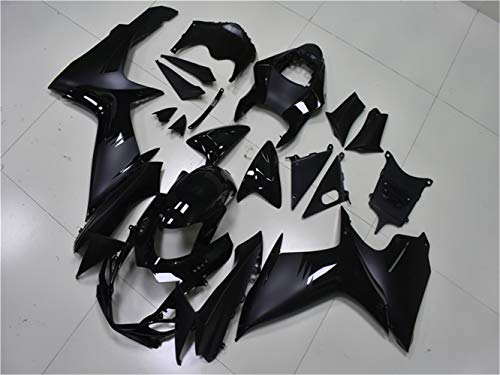 YTL Glossy Matte Black Full Fairing Fit for Suzuki 2011-2026 GSXR 600/750 - color: 018 Glossy Matte Black