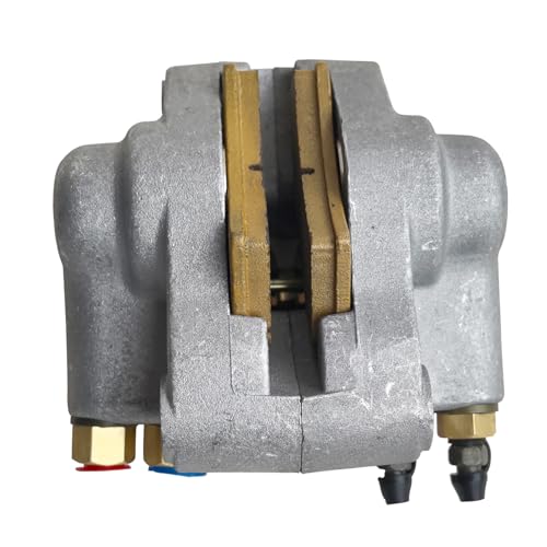 Rear Brake Caliper Assembly Fits for Polaris Sportsman 335 400 500 Worker 335 500 Diesel 455 with Pads Repl.# 1910553 1910441 1910366 1930818