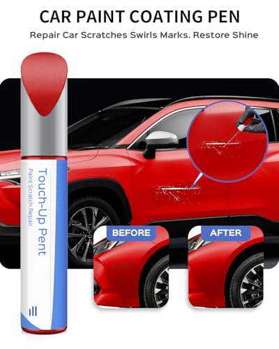 3R3 Barcelona Red Pearl Touch Up Paint Compatible with Toyota Exact Match Chips and Nicks Touch Up - color: Barcelona Red Pearl(3R3) compatible with 4Runner/Camry-models/Corolla/Corolla-Cross/Corolla-iM/Matrix/Prius/RAV4/Tacoma/Tundra/Venza/Yaris