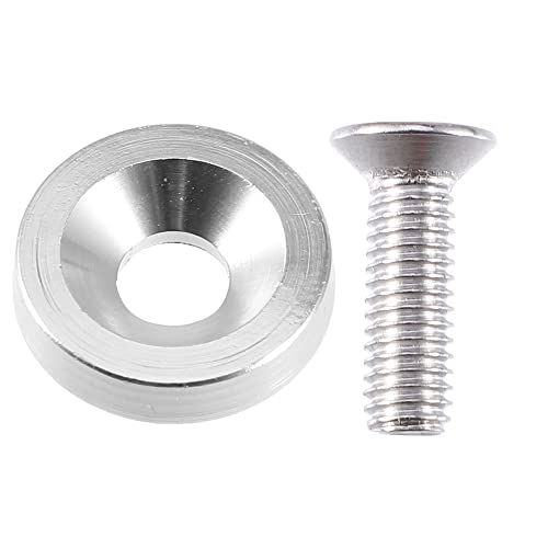 X AUTOHAUX Engine Water Tank Radiator Bracket Radiator Stay Mount Bracket and Washer Kit for Honda Civic 1996-2000 Aluminum Alloy Silver Tone 1 Set - color: Silver Tone