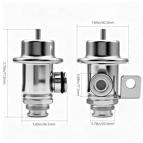 Fuel Injection Pressure Regulator 17113622 17120440 217-3302 FP10300 23022 23091 FP10004 Compatible with 1994-2005 GM Chevy Buick Cadillac GMC Isuzu Oldsmobile Pontiac