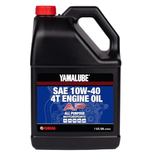 Yamaha Yamalube 10W-40 Motorsports AP (All Purpose) Engine Oil- 1 Gallon, #LUB-10W40-AP-04