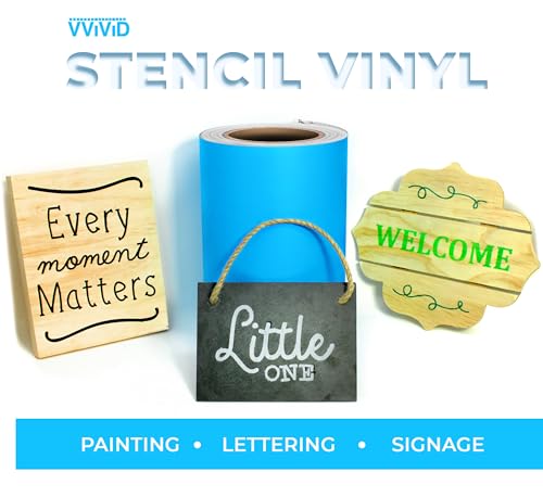 VViViD Blue Stencil Vinyl Masking Tape Roll Film with Anti-Bleed Technology (2 inch x 150ft) - size: 2" x 150ft