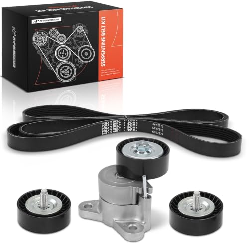 A-Premium Engine Serpentine Belt Drive Kit Compatible with Jeep, Dodge