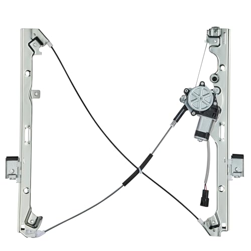 BDFHYK 741-644 Power Window Regulator with Motor Front Left Driver Side for Chevy Silverado, Tahoe, Suburban, Avalanche 1500 2500 3500| for Cadillac Escalade| for GMC Yukon, Yukon XL, Sierra - size: Front Left, style: 1999-2006 Chevy Silverado 1500