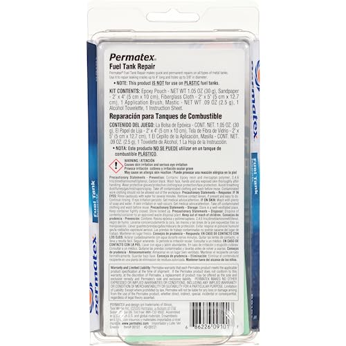 Permatex 09101 Fuel Tank Repair Kit - size: Single Unit