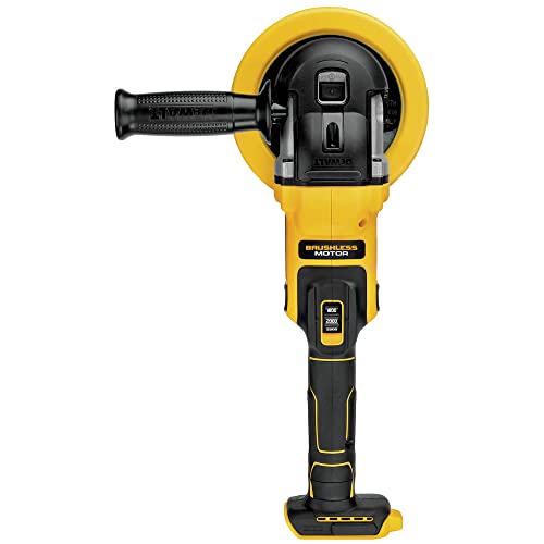 DEWALT 20V MAX* XR Cordless Polisher, Rotary, Variable Speed, 7-Inch, 180 mm, Tool Only (DCM849B)