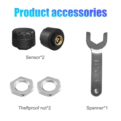 Bluetooth Motorcycle TPMS Tire Pressure Monitoring System