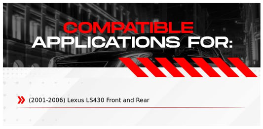 R1 Concepts Front and Rear Brake Kit Fits 2001-2006 Lexus LS430 - style: CEC.44116.02