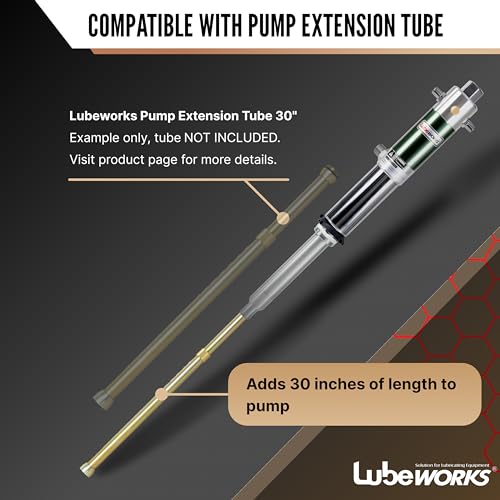 Lubeworks 1:1 Air-Operated Oil Transfer Pump, 8.5 GPM, SAE 130