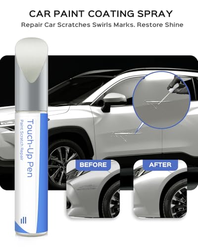 089 Wind Chill Pearl Tricoat Touch Up Paint Compatible with Toyota Exact Match Chips and Nicks Touch Up - color: Wind Chill Pearl Tricoat(089) compatible with Avalon-models/bZ4X/Camry-models/Corolla/Corolla-Cross/GR-Corolla/Highlander-models/Prius/Prius-P