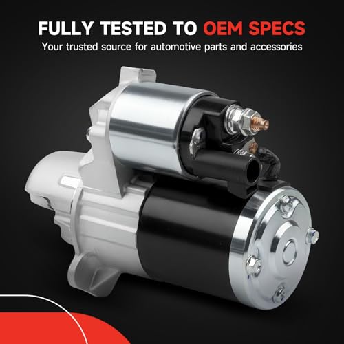 New Starter Fit for Chevy Traverse 2009-2017, Buick Enclave Lacrosse, Cadillac SRX XTS STS, GMC Acadia 2007-2016, Colorado, Impala, Malibu, Canyon, Terrain 3.0L 3.6L 17986N 12588493 M000T35871 SMT0307