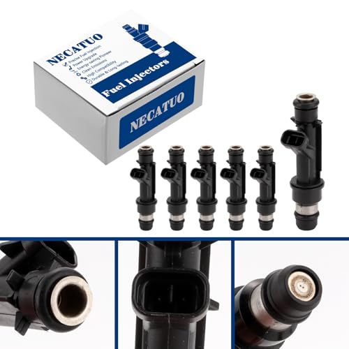 Set of 6 Fuel Injectors - Compatible with Buick Century Rendezvous Chevrolet Impala Lumina Malibu Venture Pontiac Aztek Montana 3.1 3.4L V6 - Replaces FJ318 12586554 800-1321N - color: Set of 6, size: FJ318