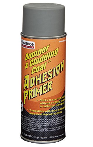 Polyvance Bumper & Cladding Coat Adhesion Promoter, Original Formula, Dark Gray, Aerosol, Made in USA