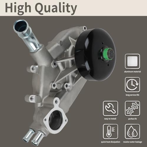 Engine Water Pump AW5087 With Gasket - size: AW5087
