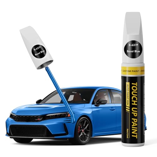 (Boost Blue (B637P) Car Touch Up Paint for Honda - color: Boost Blue (B637P) for 2025 CR-V/2025 CIVIC/2025 Accord/2025 HR-V/2025 Pilot/2025 Odyssey/2025 Ridgeline/2025 Passport