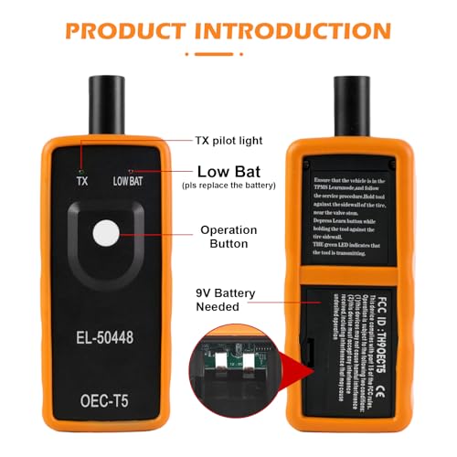 EL-50448 TPMS Relearn Tool, TPMS Programming Tool Tire Pressure Sensor