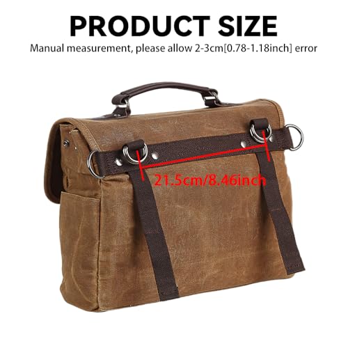 Motorcycle Saddlebag Large Capacity Side Bag Luggage Bag Storage Panniers - color: Brown*2