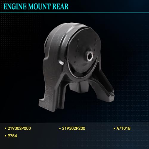 Motor Mount Kit for 2011-2013 Sorento 2.4L 3.5L FWD - size: A7198 A71018 A7196 A7195