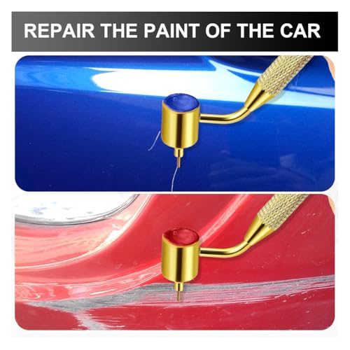 100PCS 0.5 mm Touch Up Paint Brushes, Fine Line Fluid Writer Paint Applicator Pen Disposable Micro Applicators, Detailing Fluid Writer Tool Kit for Rock Chips and Scratch Repair