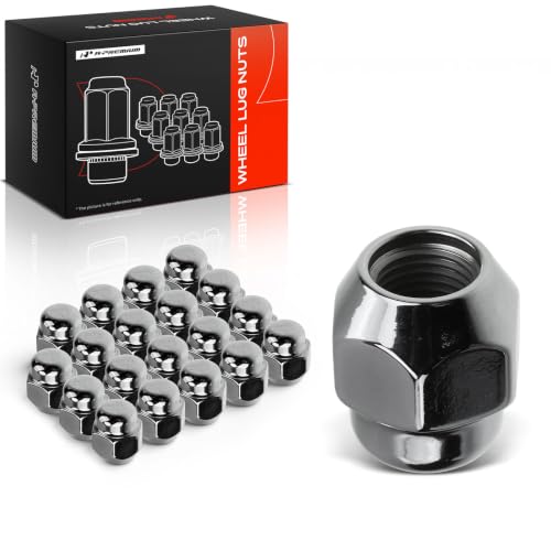 A-Premium Front & Rear M12-1.25 Wheel Lug Nuts, Set of 20 - size: M12x1.25