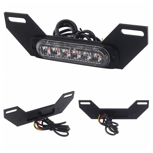 Universal B6 Dual License Plate LED Brake Light For motorcycle