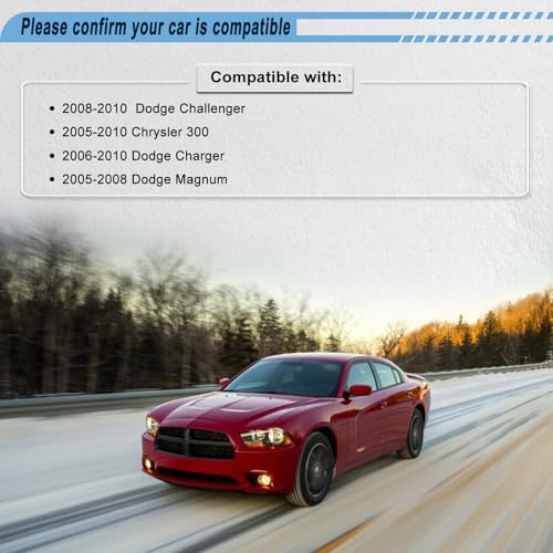Radiator Cooling Fan Compatible with 2008-2010 Challenger, 5137714AA - size: 2008-2010 Dodge Challenger