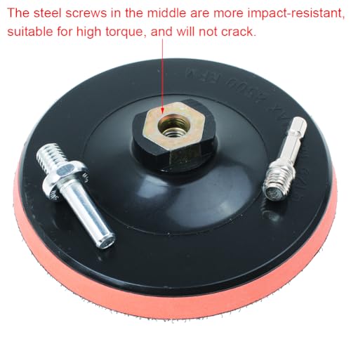 Drill Sanding Attachment, 80PCS 5 Inch Sanding Discs for Drill