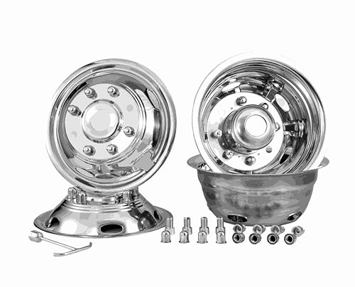 4X 17 Dually Wheel Simulators Fit for 11-25 Silverado 3500 / Sierra 3500 HD - size: 17"#1