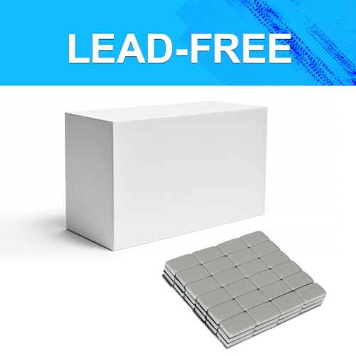 1oz Stick on Wheel Weights, Adhesive Tire Balancing Weights 144pcs - color: Grey