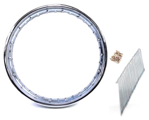 CRU Brand Compatible with 1985-Up CRF100 XR100 16" Rear Rim Wheel & Spokes
