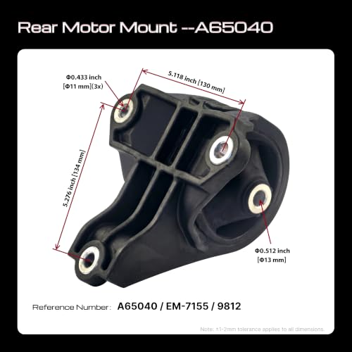 5PCS Engine Motor and Transmission Mount Set Compatible with Honda Accord - size: 2013-2017 Accord 2.4L