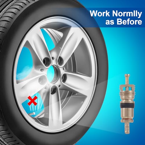 7001 Large Nickel Plated Brass Tire Valve Core for Agricultural and Specialty Vehicles Heavy Duty, Durable and Reliable Tire Inflation Solution, Length 1.04'', Dia 0.3'', Pack of 15 - size: 7001 15pcs