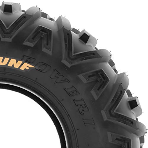 Set of 2 SunF Power.II 26x11-12 ATV UTV Off-Road Tires, All-Terrain, 6 PR, Tubeless A051 - size: 26x11-12