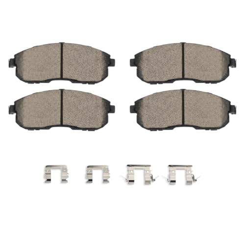 SATISFIED Ceramic Front Brake Pads Kit D815 Fit For INFINITI I30 2000-2001 - size: D815-7318