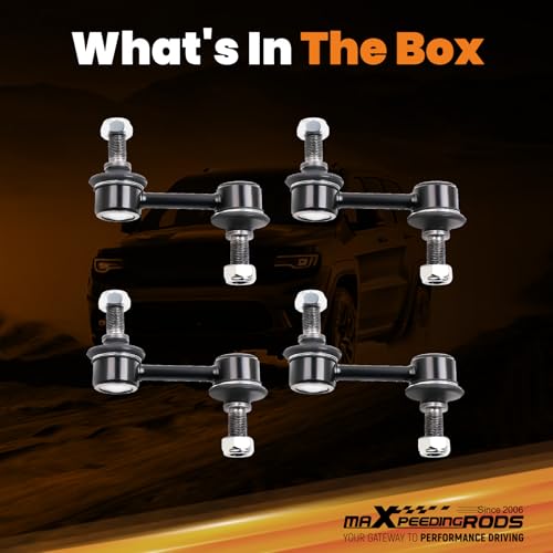 maXpeedingrods Front Rear Sway Bar Links for Chevy Corvette C5 C6 1997-2017 - size: 4PC
