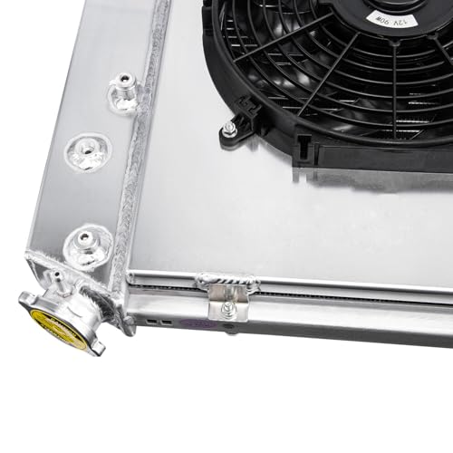 3 Row Radiator Shroud Fan For Chevy Monte Oldsmobile 1978-1987 - size: 3 Row Radiator+Shroud Fan